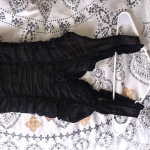 BLACK TIGER MIST MINI DRESS